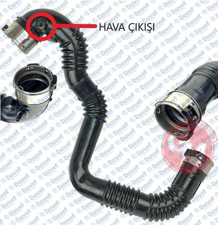 GUA 42177 Turbo Hortumu Koleos Ii Hc 1.6 Dci 130 Hp -  X-Trail Iii {T32- T32r- T32rr} 1.6 Dci All Mode 4×4 I {Nt32}